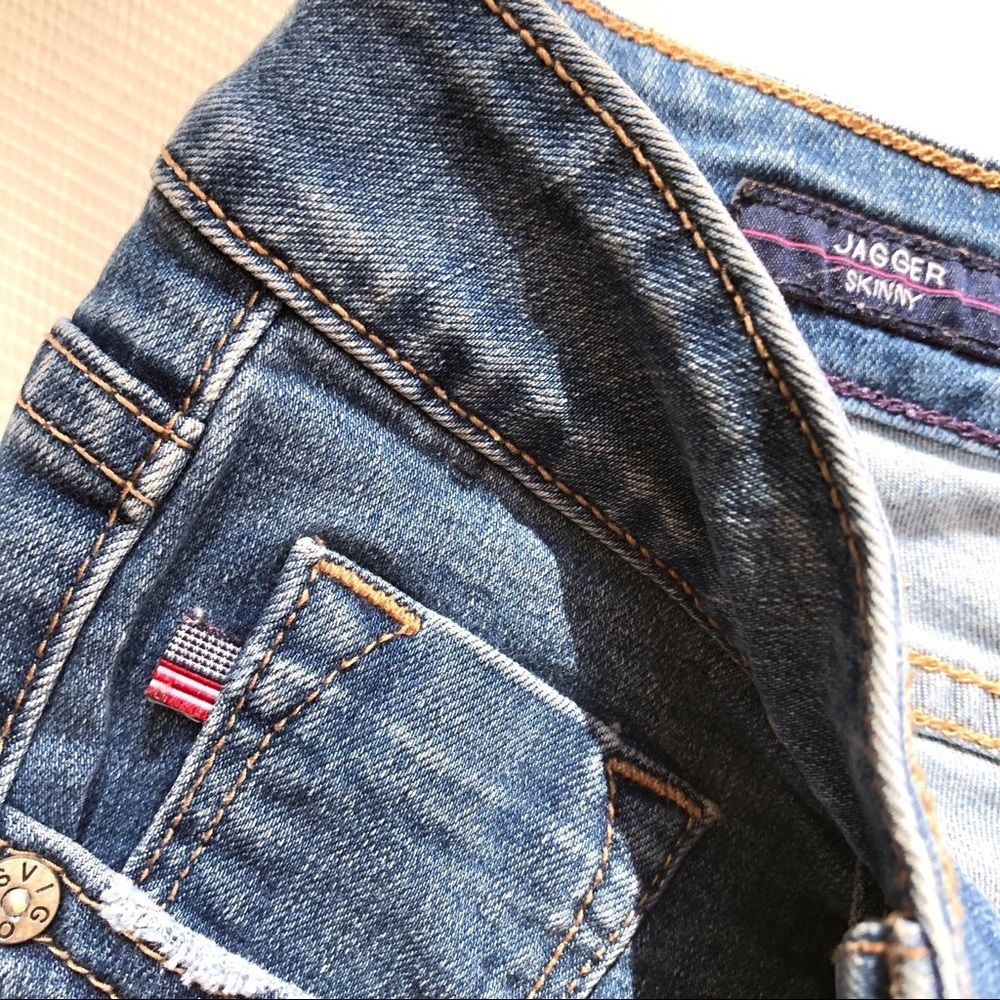 Vigoss Jagger Skinny Distressed Ripped Jeans - Picture 7 of 12
